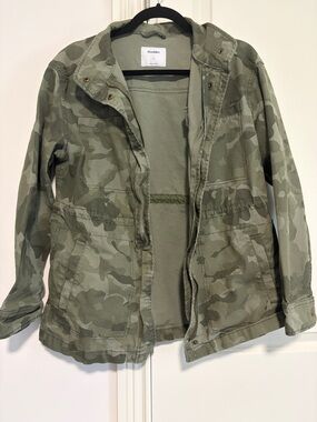 Old Navy Green Camo Field Jacket
